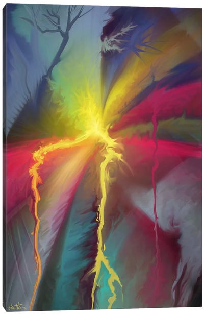 Pure Abstract I Canvas Art Print - Lightning