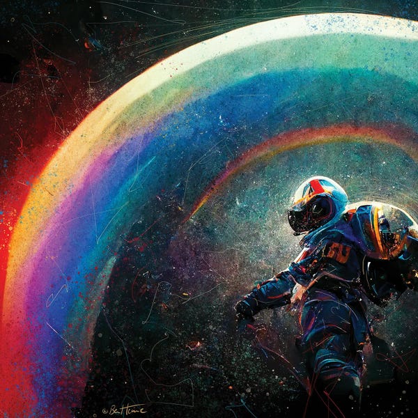 Going Solo: I Will Be Waiting For You - Astro Cruise by Ben Heine