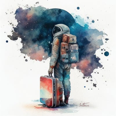 Astro Cruiser - Astro Cruise by Ben Heine art print