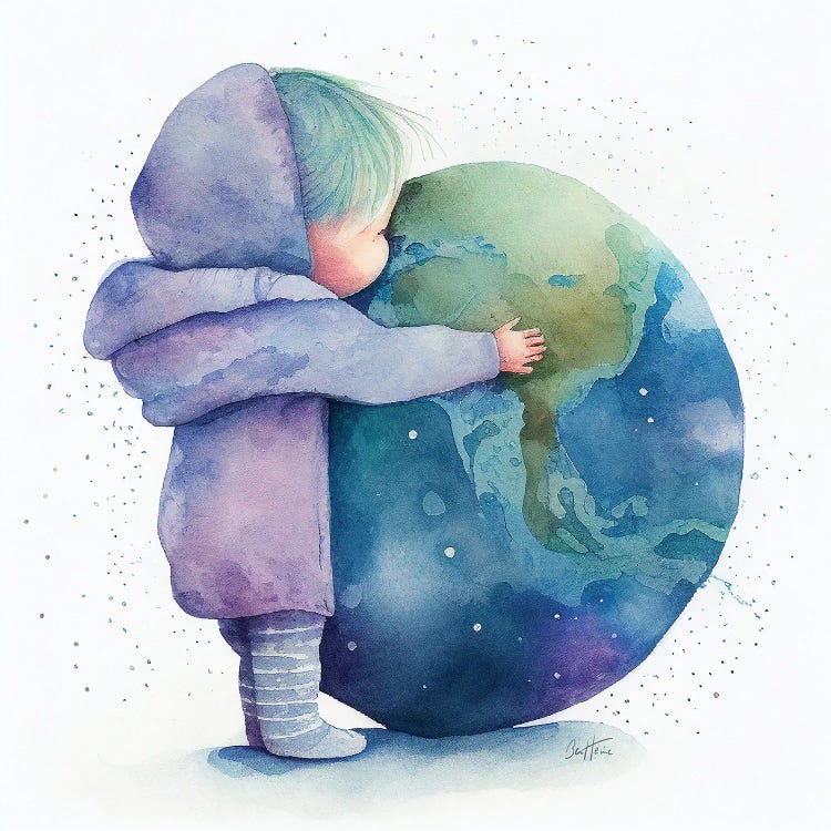 Earth Child - Astro Cruise by Ben Heine wall art