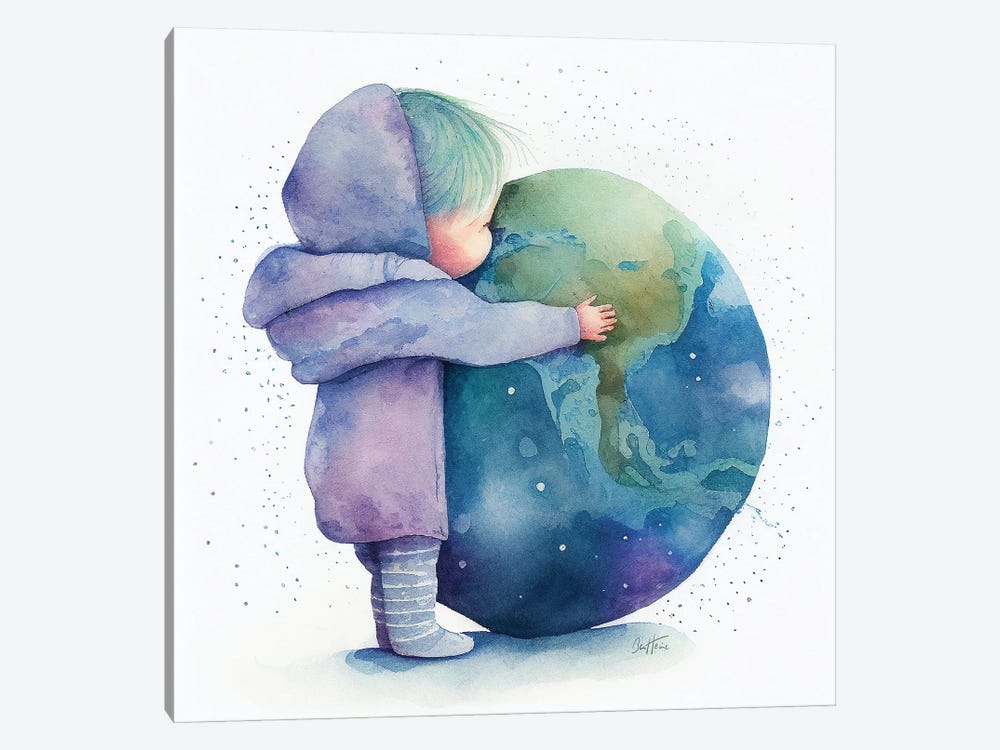 Earth Child - Astro Cruise by Ben Heine 1-piece Art Print