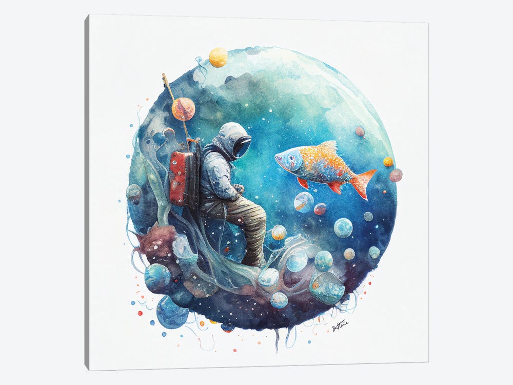 Species - Astro Cruise by Ben Heine 1-piece Canvas Print