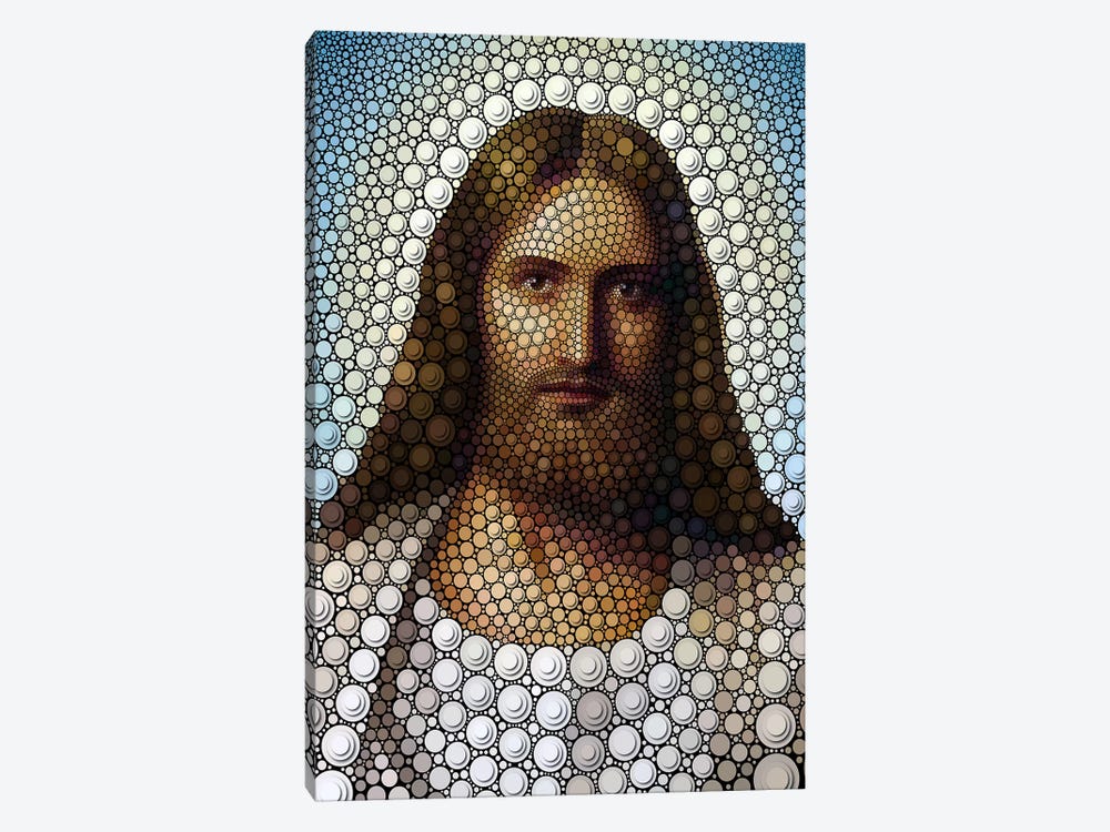 Jesus by Ben Heine 1-piece Canvas Print