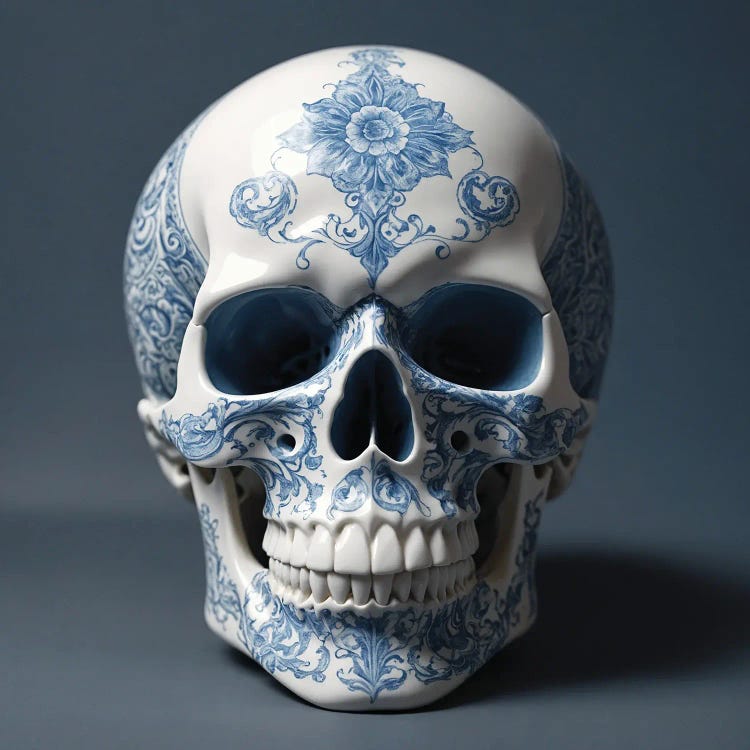 Porcelain Skull II