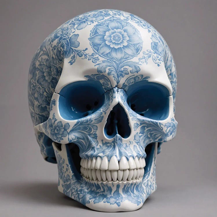 Porcelain Skull III