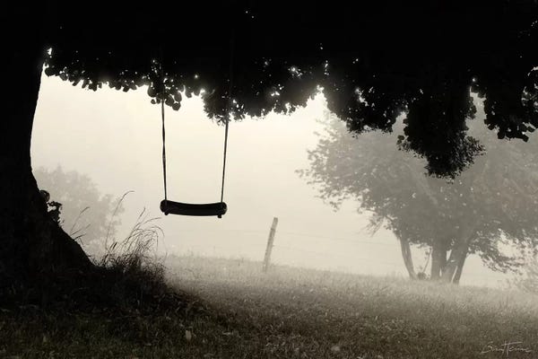 Black & White Scenic Art: I'm Still A Child by Ben Heine