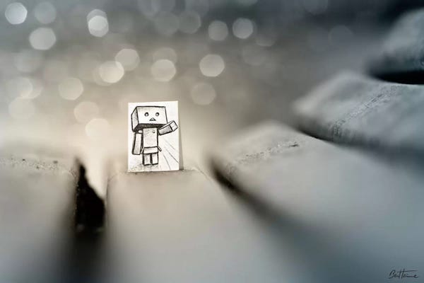 Robots: Be My Friend #2 by Ben Heine