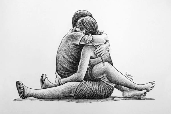 Ben Heine: Hug by Ben Heine