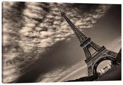 Eiffel Tower Canvas Art Print - Paris Photography