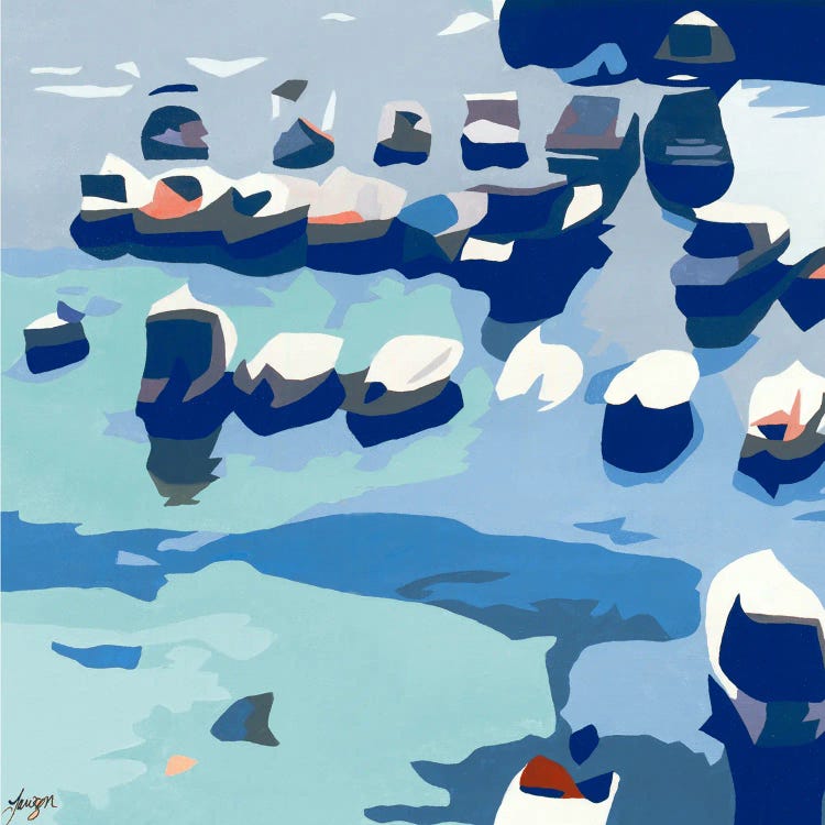 Boats I by Beth Ann Lawson wall art