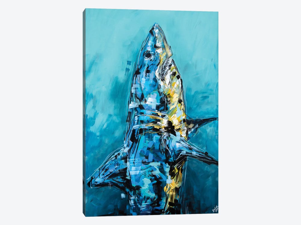 Bruce The Shark by Bria Hammock 1-piece Canvas Print