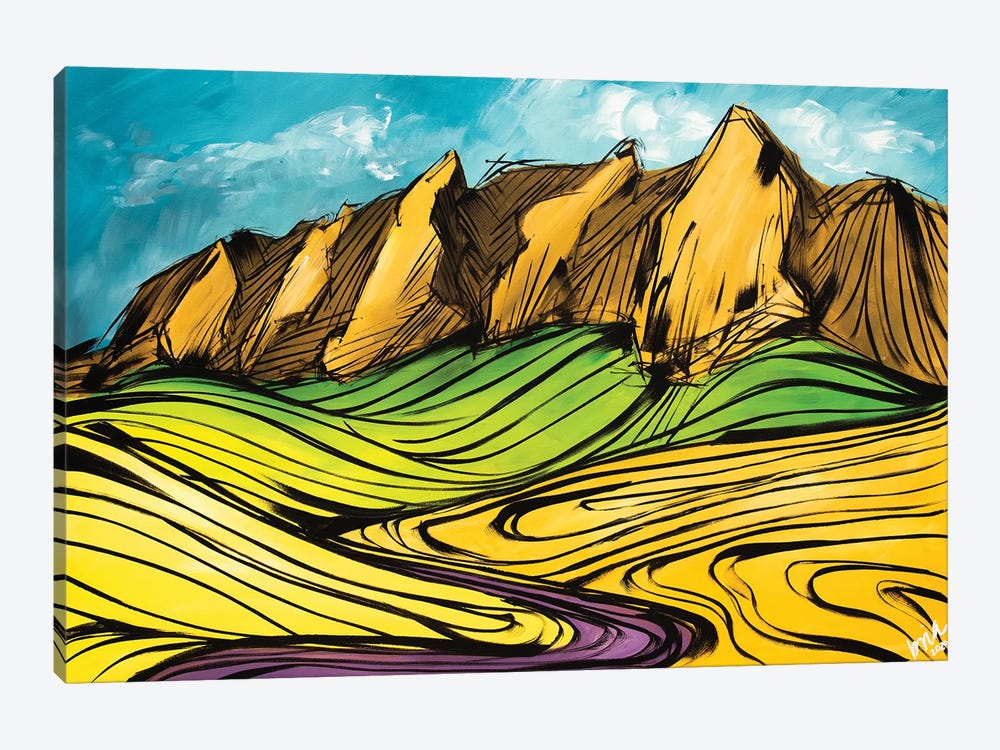 The Colorado Flatirons by Bria Hammock 1-piece Canvas Wall Art