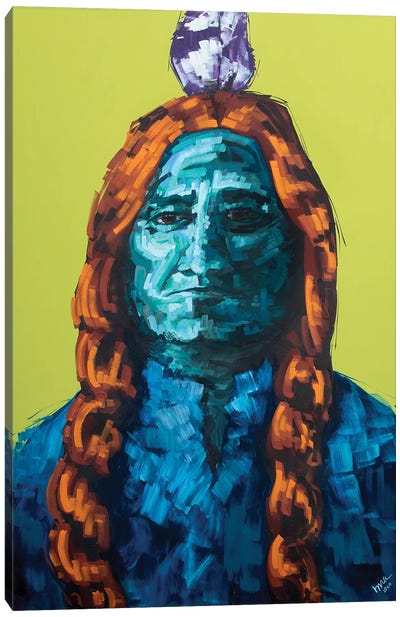Sitting Bull Canvas Art Print - Bria Hammock
