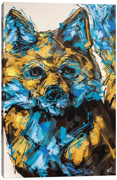 Imogen The Fox Canvas Art Print - Bria Hammock