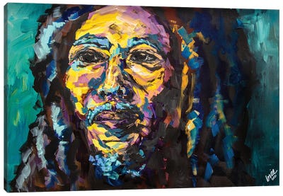 Bob Marley Canvas Art Print - Bria Hammock