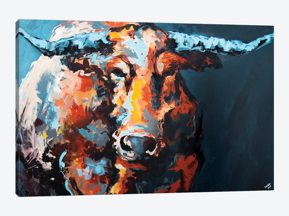 Steve The Longhorn by Bria Hammock 1-piece Art Print