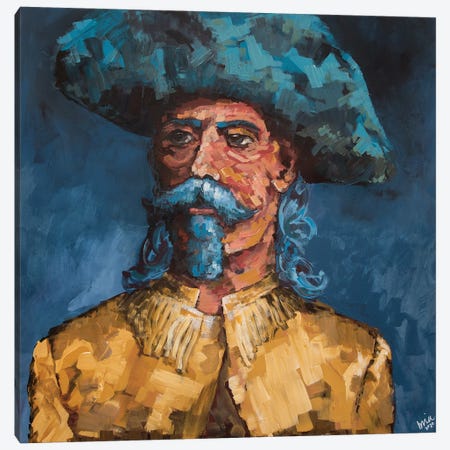 Buffalo Bill Canvas Print #BHM8} by Bria Hammock Canvas Art Print