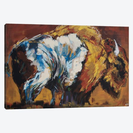 Wilson The Bison Canvas Print #BHM9} by Bria Hammock Canvas Print