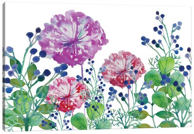 Floral Field I Canvas Art Print