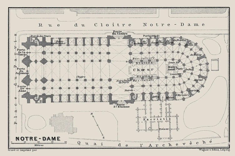 Notre Dame Cathedral Floorplan