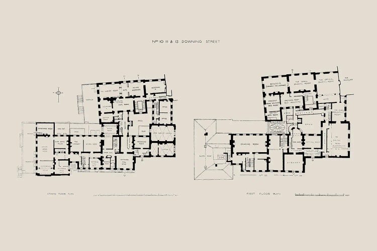 10 Downing Street Floorplan