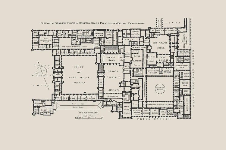 Hampton Court Palace Floorplan