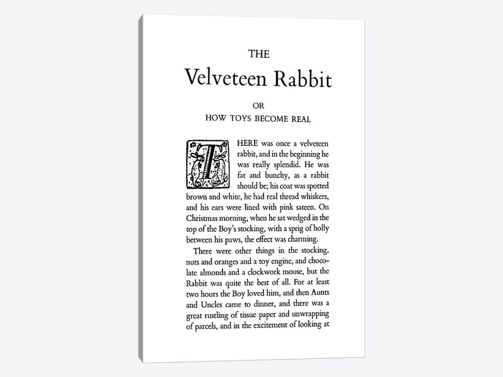 Velveteen Rabbit By Margery Williams Book Page by Bibliotography 1-piece Art Print