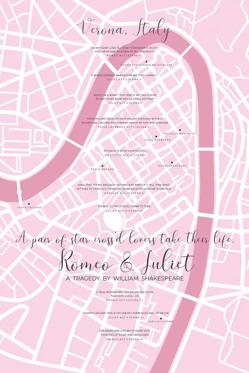 Romeo And Juliet Verona Infographic