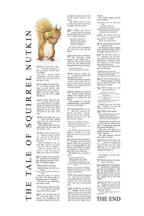 Squirrel Nutkin By Beatrix Potter