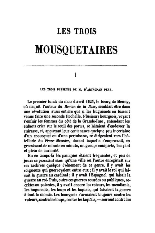 The Three Musketeers By Alexandre Dumas Book Page