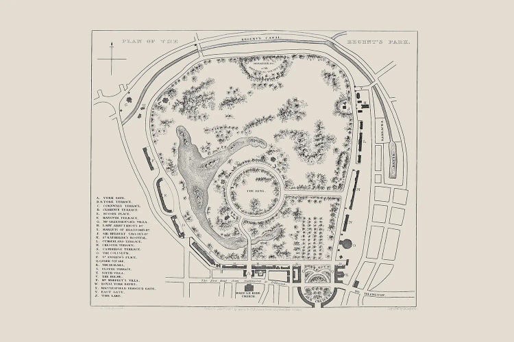 Regent's Park Map