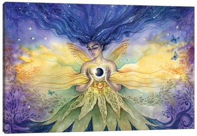 Eclipse Canvas Art Print - Fairy Art