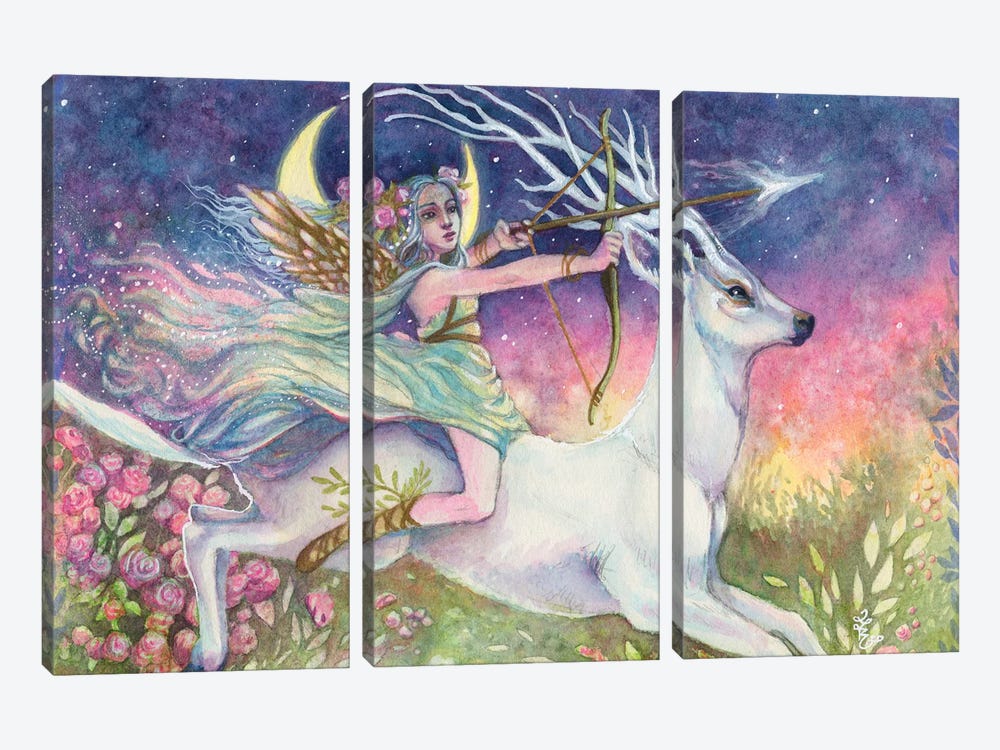 Artemis by Sara Burrier 3-piece Canvas Print