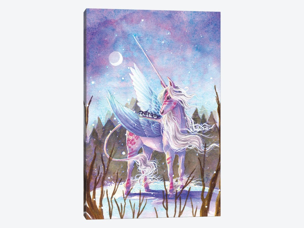 Saint Unicorn by Sara Burrier 1-piece Canvas Art