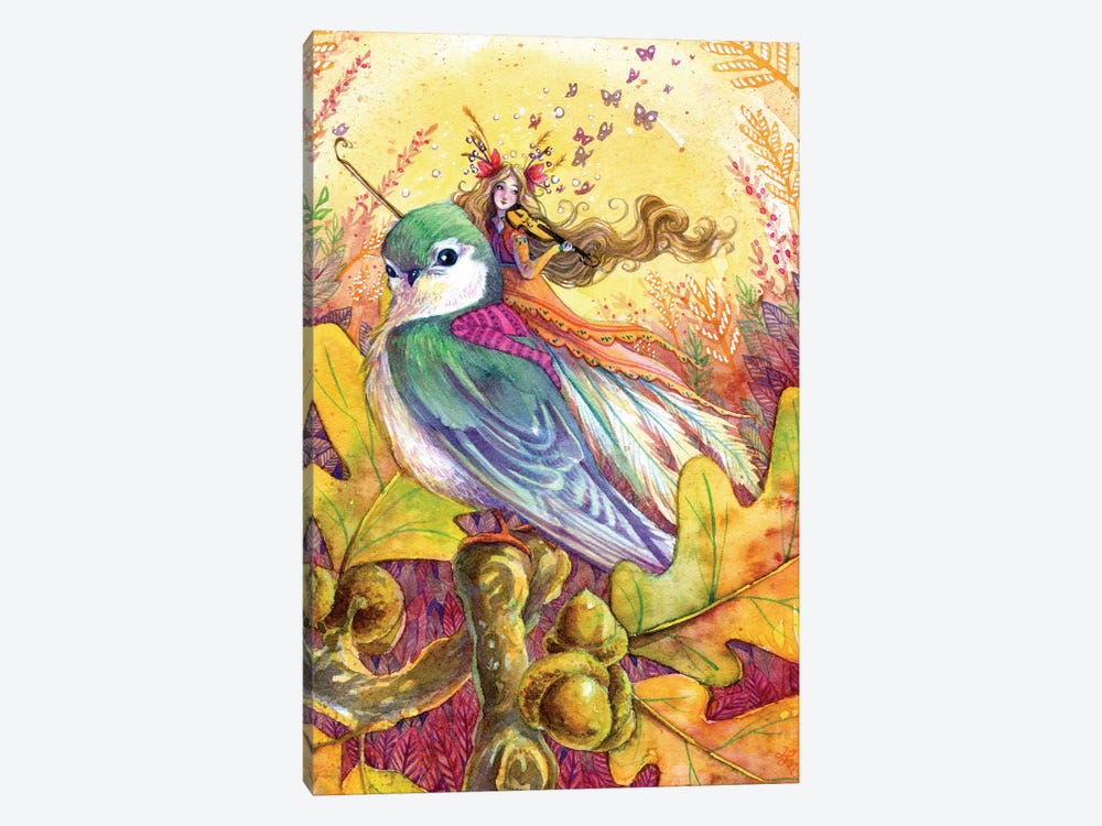 Sparrows Song by Sara Burrier 1-piece Canvas Wall Art