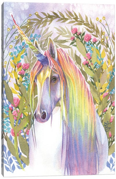 Sunshine Unicorn Canvas Art Print - Sara Burrier