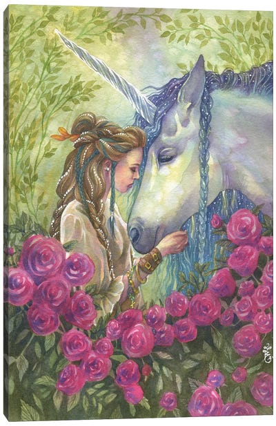 Twilight Sparkle Canvas Art Print - Unicorn Art