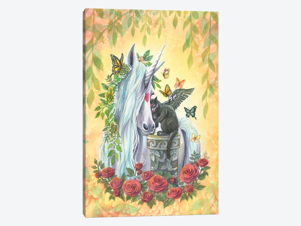 Unity Unicorn Unicorn by Sara Burrier 1-piece Art Print