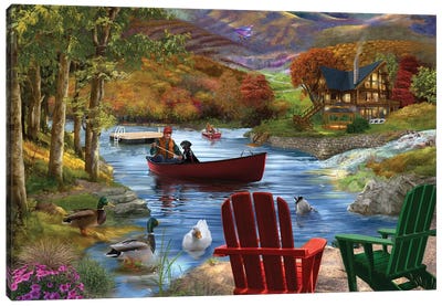 Lake Life Canvas Art Print