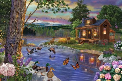 Peace River by Bigelow Illustrations metal wall art