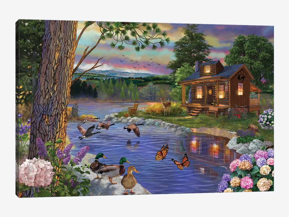 Peace River by Bigelow Illustrations 1-piece Canvas Wall Art
