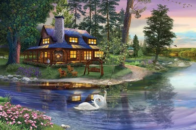 Stillness by Bigelow Illustrations canvas print