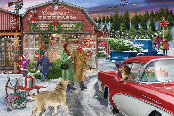 Bigelow Illustrations: Tree Farm by Bigelow Illustrations