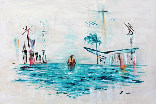 Angela Bisson: Midcentury Sky Dip II by Angela Bisson