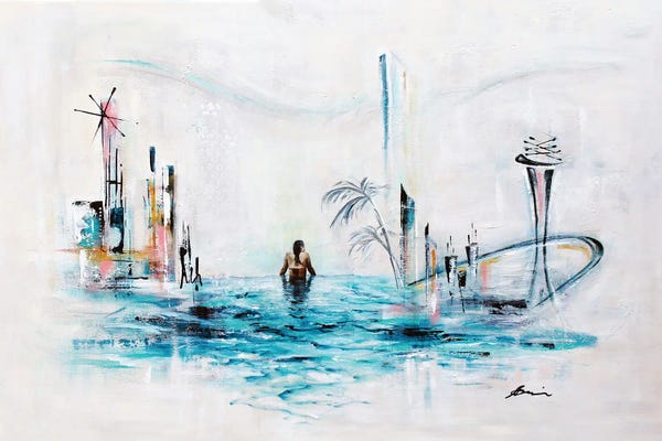 Angela Bisson: Midcentury Sky Dip I by Angela Bisson