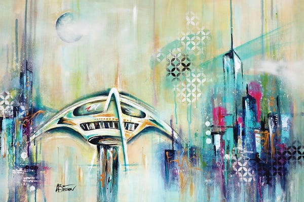 Los Angeles: LAX XIII by Angela Bisson