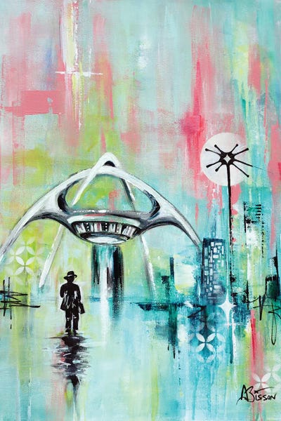 Los Angeles: LAX XVI by Angela Bisson