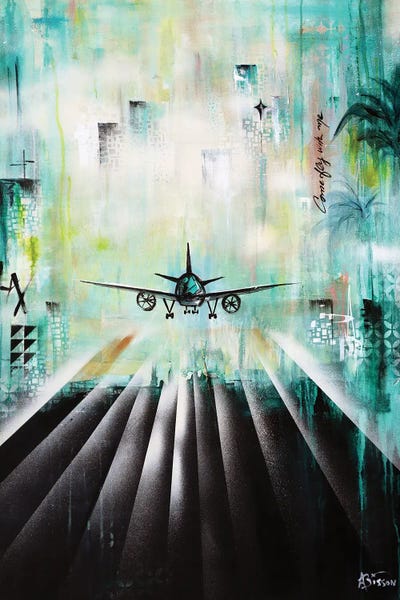 Los Angeles: LAX XVII by Angela Bisson