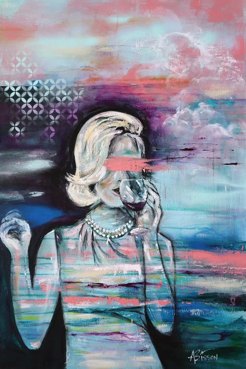 La Vie En Rose by Angela Bisson wall art