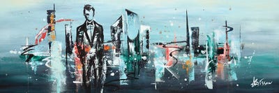 MCM Urban XXIX by Angela Bisson framed canvas print